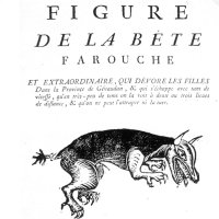 Figure de la bte farouche...(bibliothque nationale)