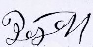La signature de Baptiste Pezon