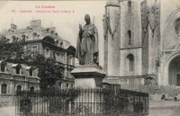 La statue d'Urbain V en 1910